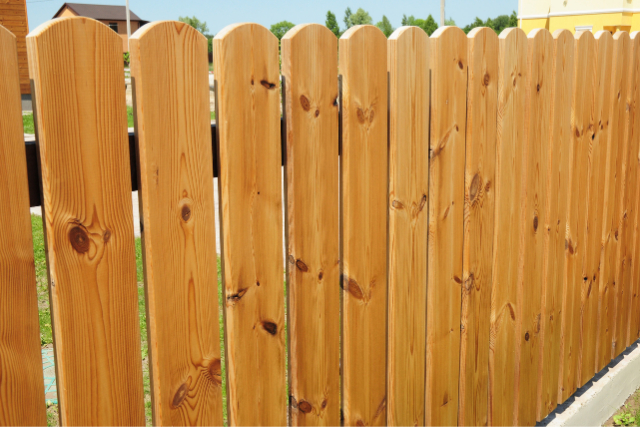 Brand New Wooden Fence